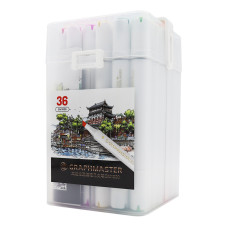 GRAPHMASTER GM1020 Alcohol Markers,12/24/36/48/60/80/108 Color