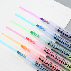 STA 3130 Dual Tip Candy Color Highlighters 6 Pack
