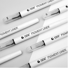 STA 3750 Pigment Fineliner Ink Pen 6/10 Pack