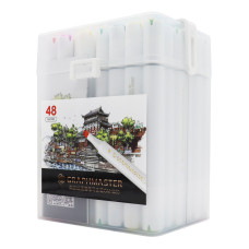 GRAPHMASTER GM1020 Alcohol Markers,12/24/36/48/60/80/108 Color