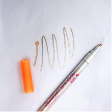 STA Outline Marker 6 Color Glitter Two-Line Pen for DIY Card Photo Album