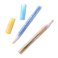 STA 1152 Glitter Marker Pens 6 Color for DIY Photo Album Artist Drawing