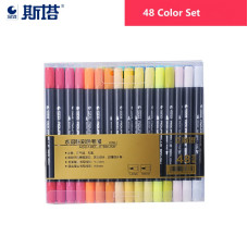 STA 14Pcs Dual Tips 28 Color Watercolor Brush Pens Art Markers for Coloring  Book