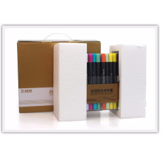 STA 80 Colors Watercolour Brush Pen Set Dual Tip Art Marker Coloring Book Manga Calligraphy