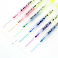 STA 3130 Dual Tip Candy Color Highlighters 6 Pack