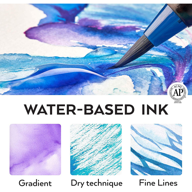 How to use REAL BRUSH Pens Tips and Techniques 