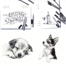 STA 9 Fineliner Black Ink Pigment Liner for Art Technical Drawing Writing Engineering Sketching Architecture Manga