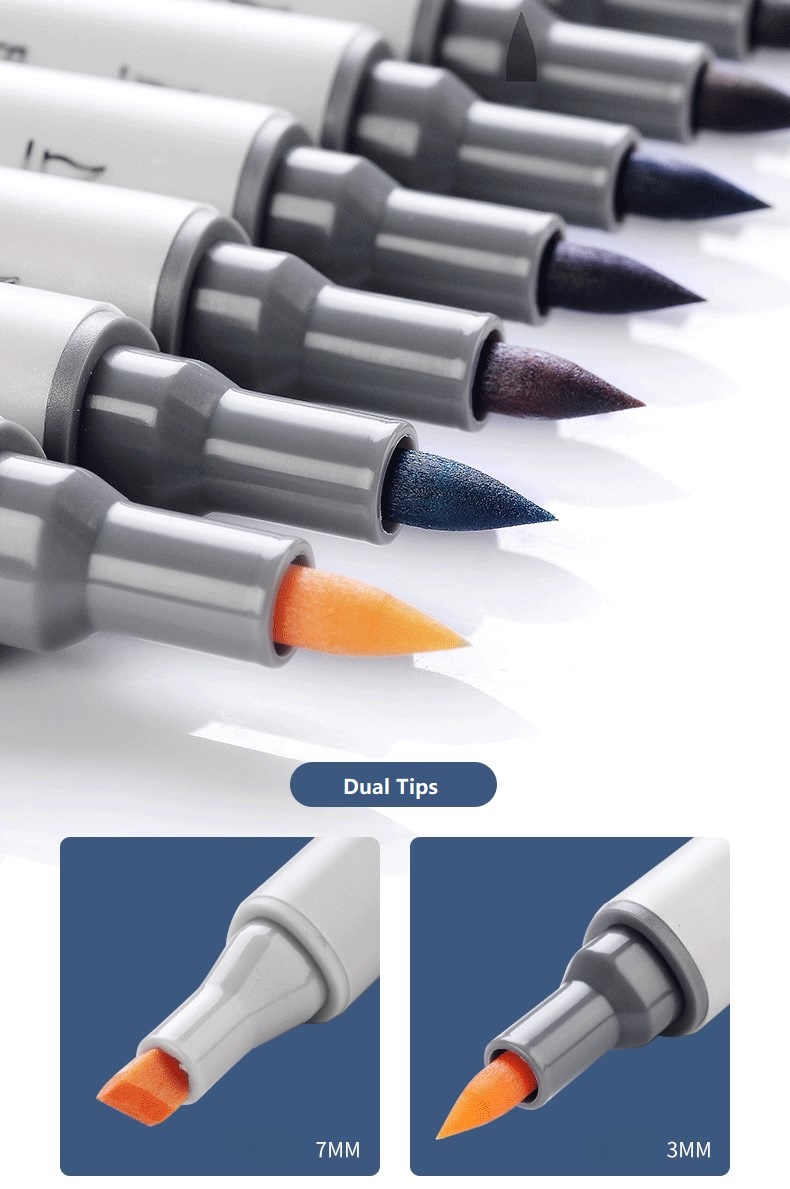 Sta Skin Tone Markers - 12 Set - Zenartify